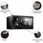 Master Lock Medium No. X041ML - pengeskab - 1 døre - grå, sort